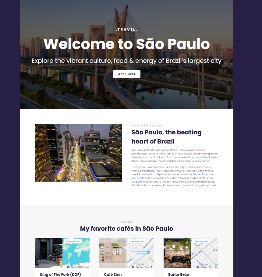 Belle's Travel Project